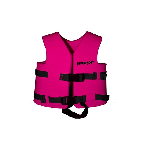 Texas Rec Super Soft Vinyl-Coated X-Small Child's Life Jacket - Flamingo Pink - product listing photo