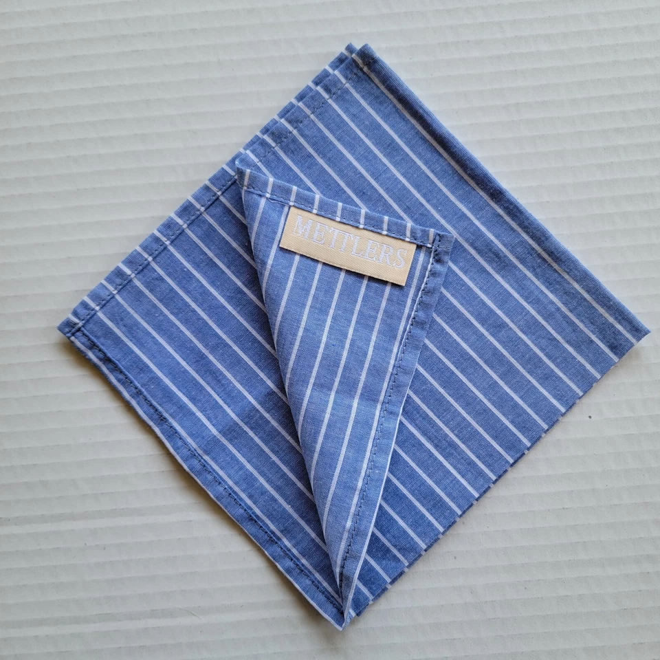 Para Hombres Bolsillo Cuadrado Informal Vestido Traje Pañuelos Lote de 4 METTLERS 12x12 Pulgadas Foto 2 de 4