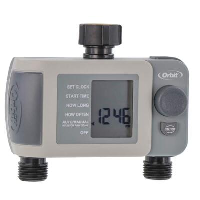 Orbit Programmable 2 Zone Sprinkler Timer 24621
