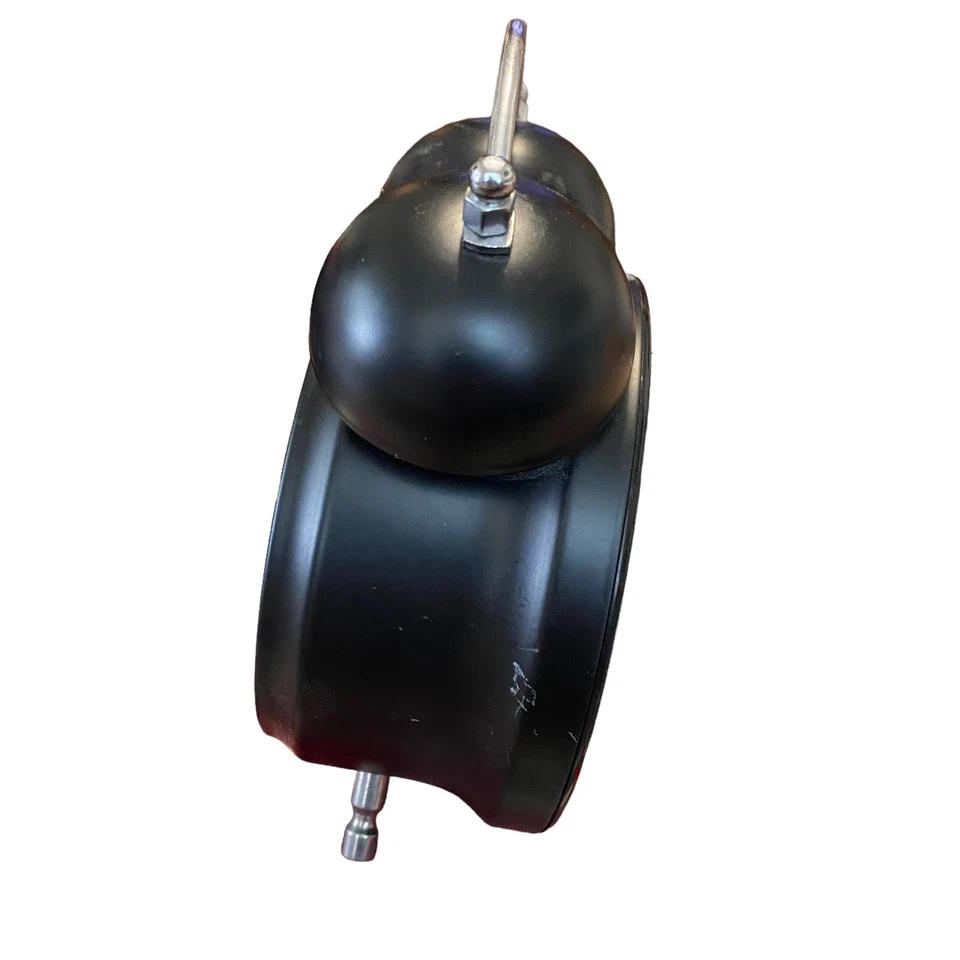 Crosley Vintage Big Ben Look Black Battery Operated Metal Alarm Clock Works - Image 4 of 4