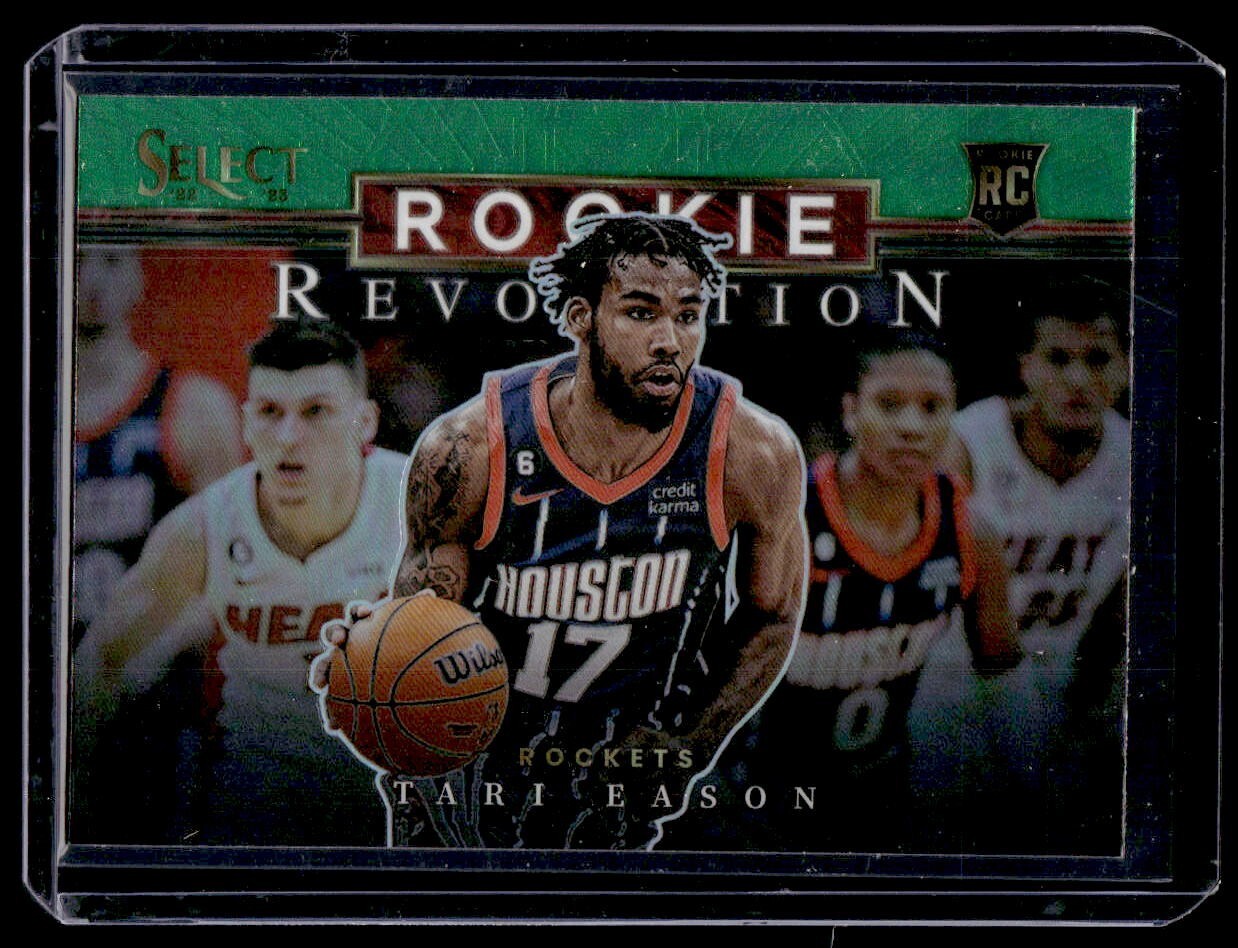 2022-23 Panini Select Tari Eason Green Prizm Rookie Revolution RC #17 Cavaliers
