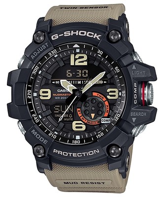 CASIO G-SHOCK MUDMASTER GWG-1000 Orologio Da Uomo Nero Con Scatola EUR