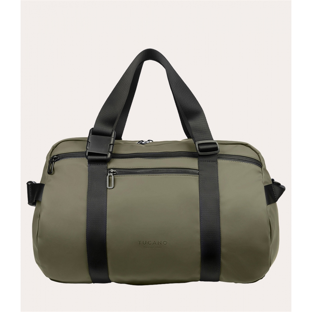 Borsa Palestra Gym Duffle Gommo 45x40 Cm Verde Militare | Tucano