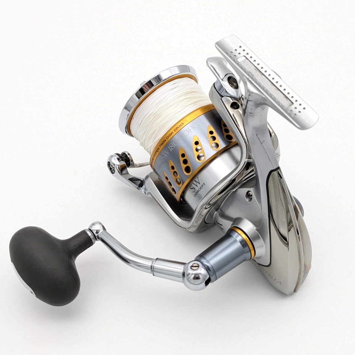 shimano stella sw18000HG 糸付き【値下げしました】 SHIMANO 08 STELLA SW18000HG Left and Right handle SPINNING