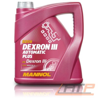 MANNOL 4 L LITER DEXRON III 3 AUTOMATIC PLUS GETRIEBE-ÖL AUTOMATIKGETRIEBEÖL