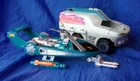 Hot Wheels Key Force Blade Raider Helicopter & Van Transformer Vintage 1993