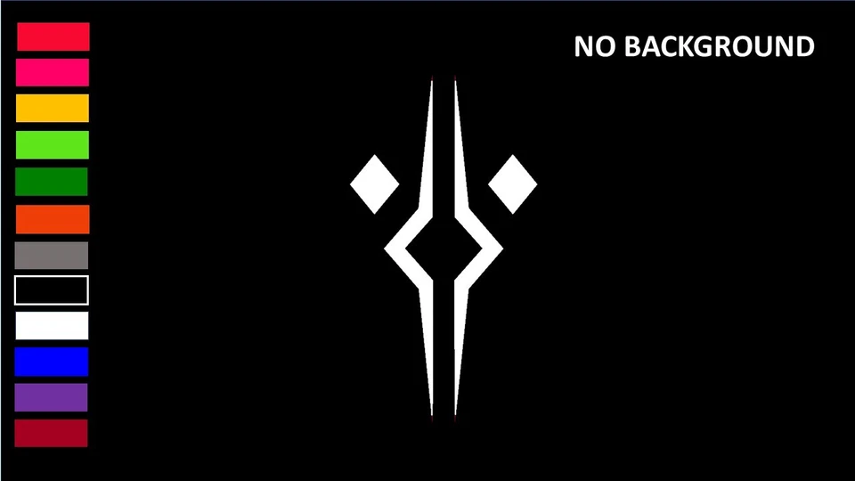 ORACAL AHSOKA TANO, FULCRUM, STAR WARS, Decal Stickers for Cars, Windows, Laptops