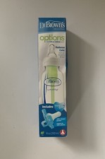 Dr. Brown's Natural Flow Anti-Colic Options Narrow Glass Baby Bottle 8 oz/250m