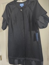 Simple Vera By Vera Wang Black Dress &jacket Size Mediun 