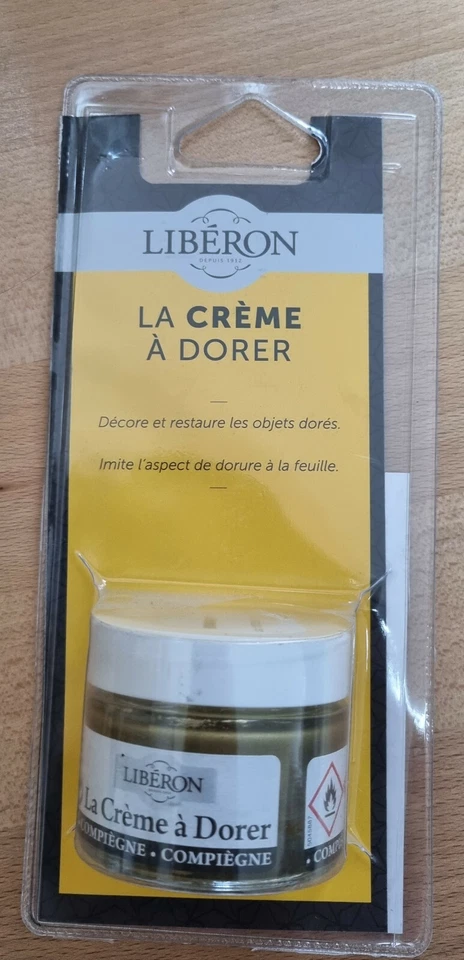 Goldwachs von Liberon - 30 ml Compiegne (Bleichgold) unechte Vergoldung Bronze