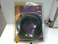 New 13 Foot Straight Wire Video- S Cable Gold...