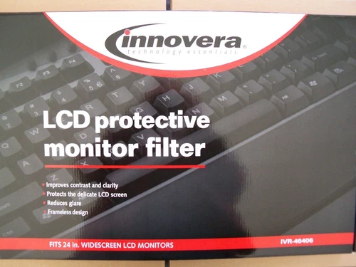 Innovera IVR46406 Protective Antiglare LCD Monitor Filter for 24 in. Flat Panel