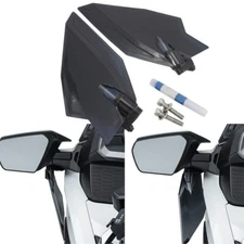 Black Adjustable Upper Air Deflector Cover For HONDA Goldwing GL1800 2018-2023