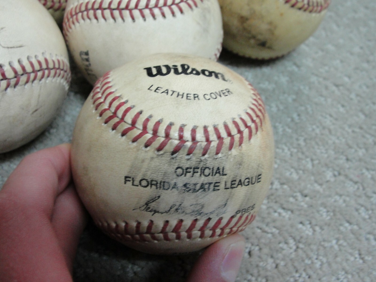 Lot of 12 Wilson & Rawlings Florida State League Minor League Baseballs Game Use eBay