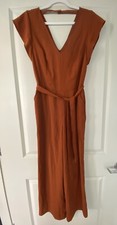 A New Day Orange Jumpsuit Small