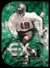 2000 Ex E-ceptional Green Die Cut Keyshawn Johnson Buccaneers #59 *Noles2148*
