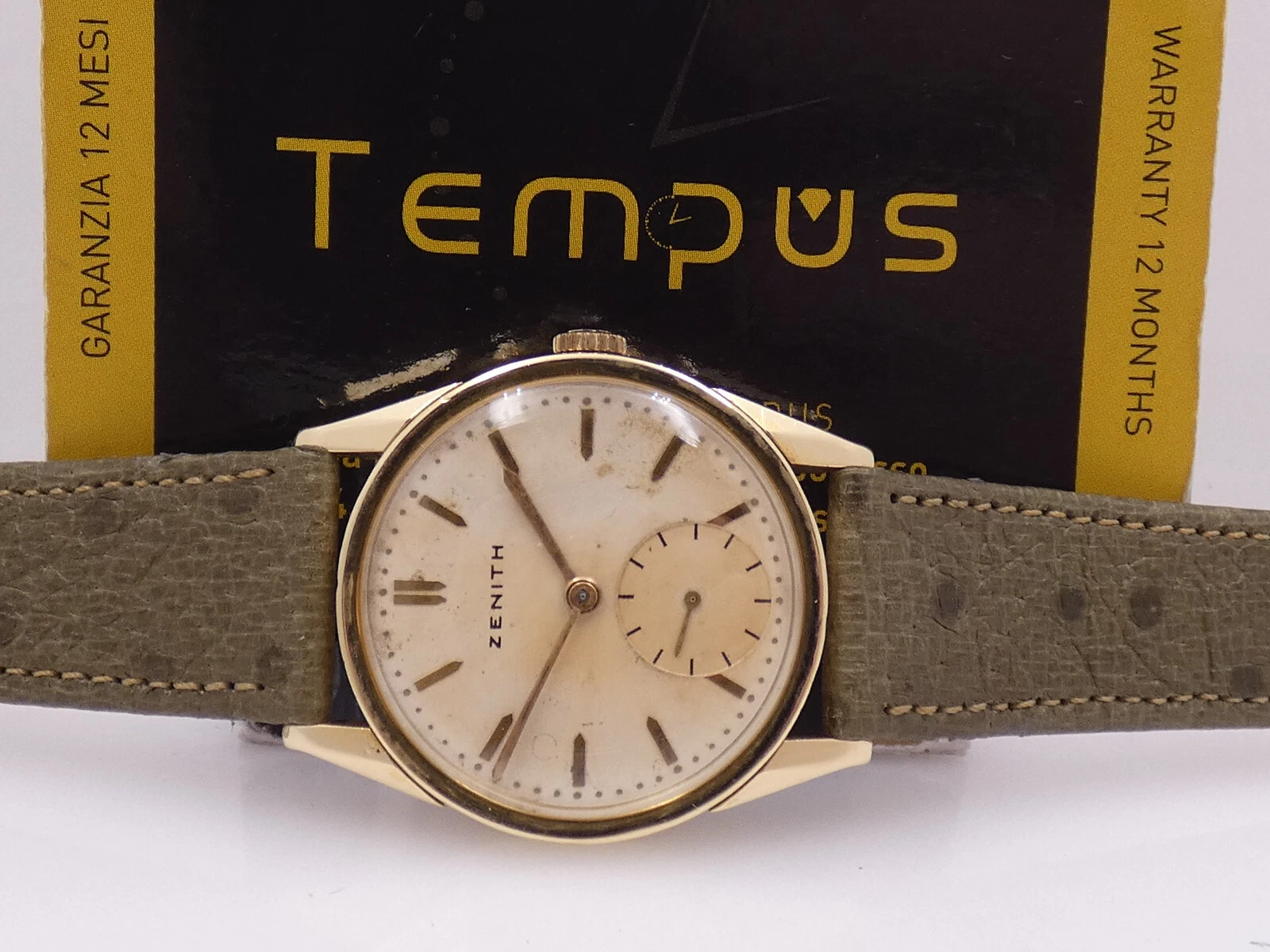 Zenith — ZENITH CALATRAVA SOLID 18KT GOLD YEAR 1938 MANUAL WINDING CALIBER 12/4 WATCH