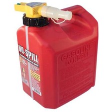 2.5 Gallon No-Spill Fuel Can with Auto Flow Stop  Fast Flow Rate