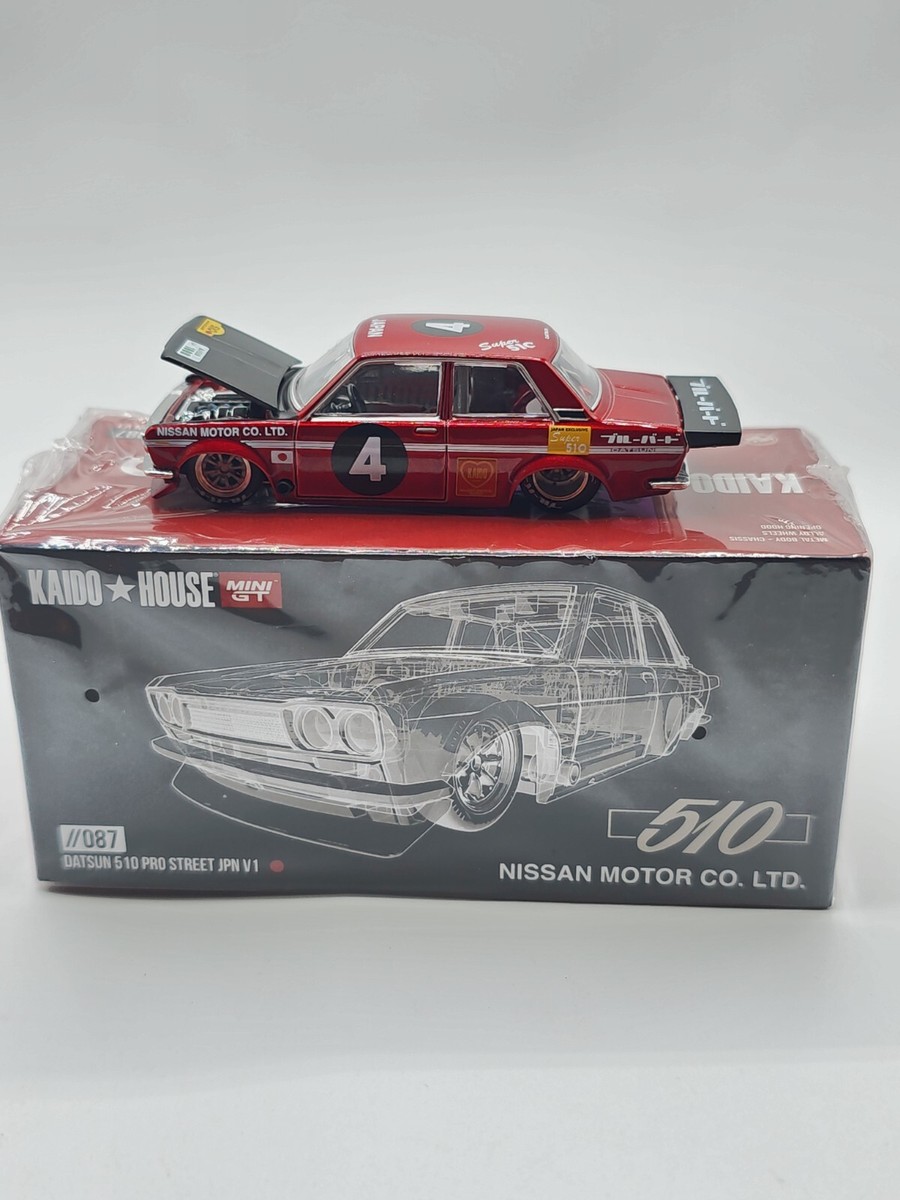 In Stock-Kaido House x Mini GT 1:64 Datsun 510 Pro Street JPN V1