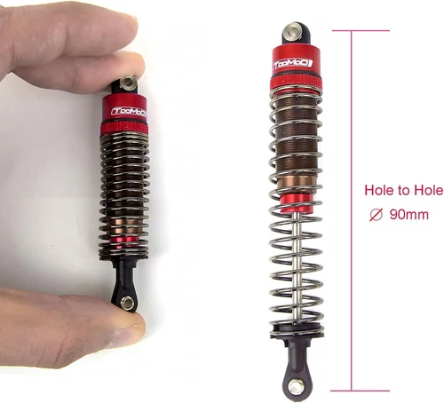 90mm 1/10 RC Oil Shock Absorbers for Tamiya TRX4 Axial SCX10 D90 Upgrade Parts - Picture 3 of 6