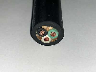 25 FT 10/3 SOOW SO SOO SOW BLACK RUBBER CORD EXTENSION WIRE/CABLE 