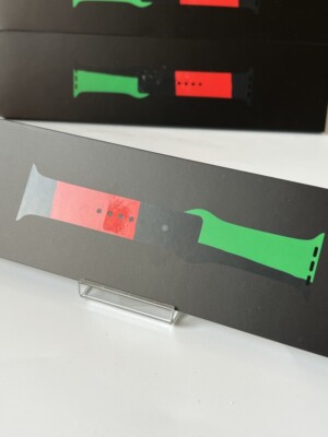 Apple Watch Sport Band Armband 38 40 41 42mm Serie 1-10 & SE Black Unity