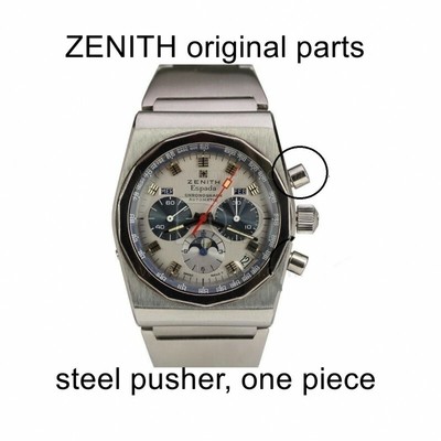 Zenith steel button to El First Defy a781, a782, a783, a7817 Espada | eBay
