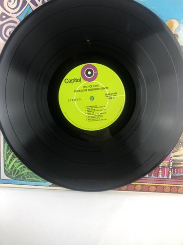 Quicksilver Messenger Service - Just For Love Vinyl LP - 1970 - Capitol SMAS-498 - Picture 8 of 8