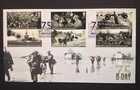 GB QEII Buckingham 2019 D-Day Landings Set on First Day Cover, Portsmouth S/H/S