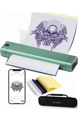 Phomemo Bluetooth Tattoo Stencil Printer, Inkless w/Transfer Paper/Storage Case