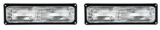 1990-2002 Chevy Gmc 2 Pc Lower Park Composite Headlights C1500 Tahoe K1500 Yukon