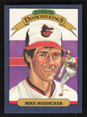 1986 Donruss Diamond Kings #8 Mike Boddicker Baltimore Orioles