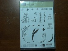 Stampin' Up Photopolymer Stamp Set Lovely Wishes RETIRED