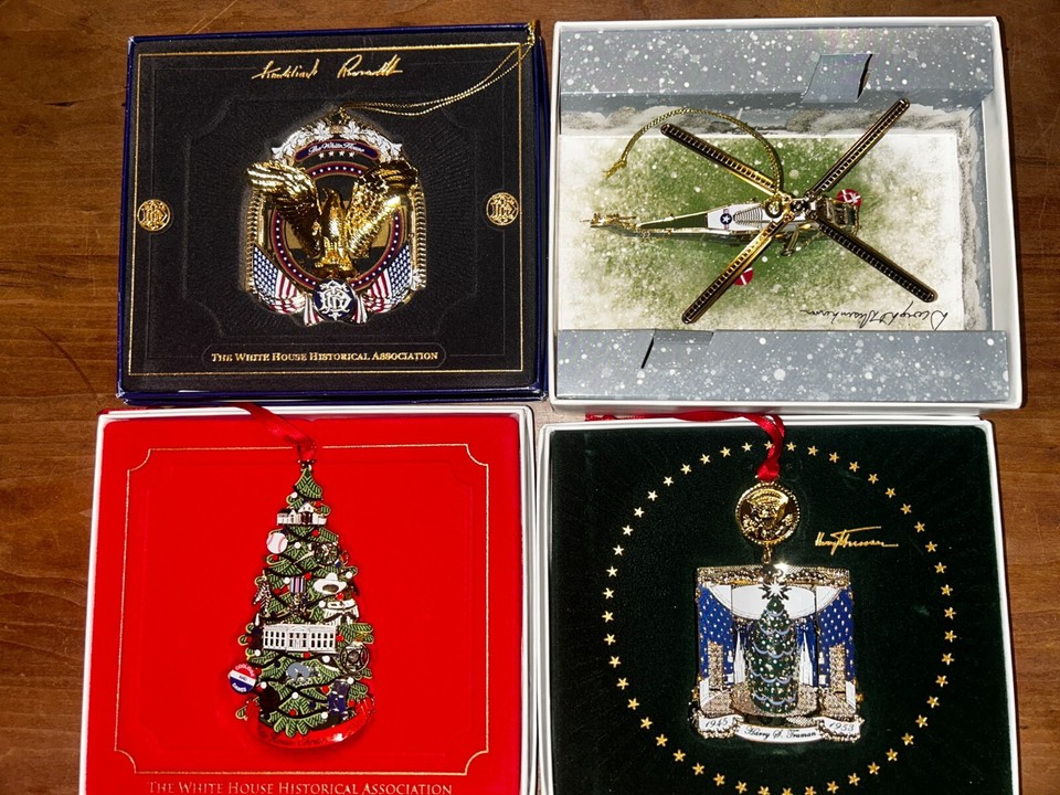 White house Christmas Ornaments Lot Of 19 eBay