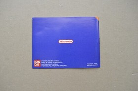 Notice Zappze nes / Nes manual Cleaning Kit PAL original Booklet *