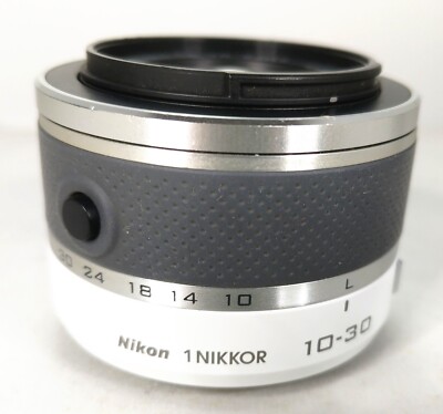 Nikon 1 NIKKOR 10-30mm 1:3.5-5.6 VR ホワイト Nikon 1 NIKKOR 10-30mm f/3.5-5.6 AS VR SIC IF Lens (White) for