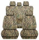 Front and Rear car seat covers fits 2011-2014 Ford F150 truck console included