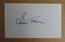 GORMAN THOMAS SIGNED AUTOGRAPH 3X5 INDEX CARD MLB 2X HOME RUN LEADER BREWERS