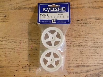 専用5 92673 Narrow Wheel (5 Spoke White) - Kyosho Pure Ten TF-2 TF-3 TF
