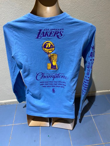 Los Angeles Lakers Nike City Edition Courtside Heavyweight Moments Long TShirt L - Picture 2 of 10