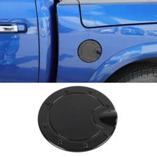 Filler Fuel Tank Door Cover Gas Cap Trim Accessories for Dodge RAM 2010-17 Black