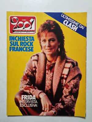 CIAO 2001 11-1983 FRIDA-CLASH-TODD RUNDGREN-DUSTIN HOFFMAN-PAUL NEWMAN-DEZIBEL