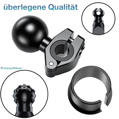 Mount RAM Mount Motorrad E-Bike Fahrrad Lenker Klemme Halterung 25mm Kugelkopf