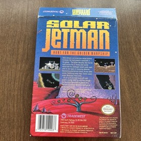 Solar Jetman: Hunt for the Golden Warpship Nintendo NES 1990