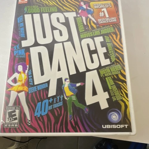 Ubisoft Just Dance 4 Nintendo Wii Multiplayer Dance Music & Manual E10+