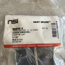 NSI ESGTS-2/0 Gel Tap Splice Kit with Connector 14-2/0 AWG Wire Ratio