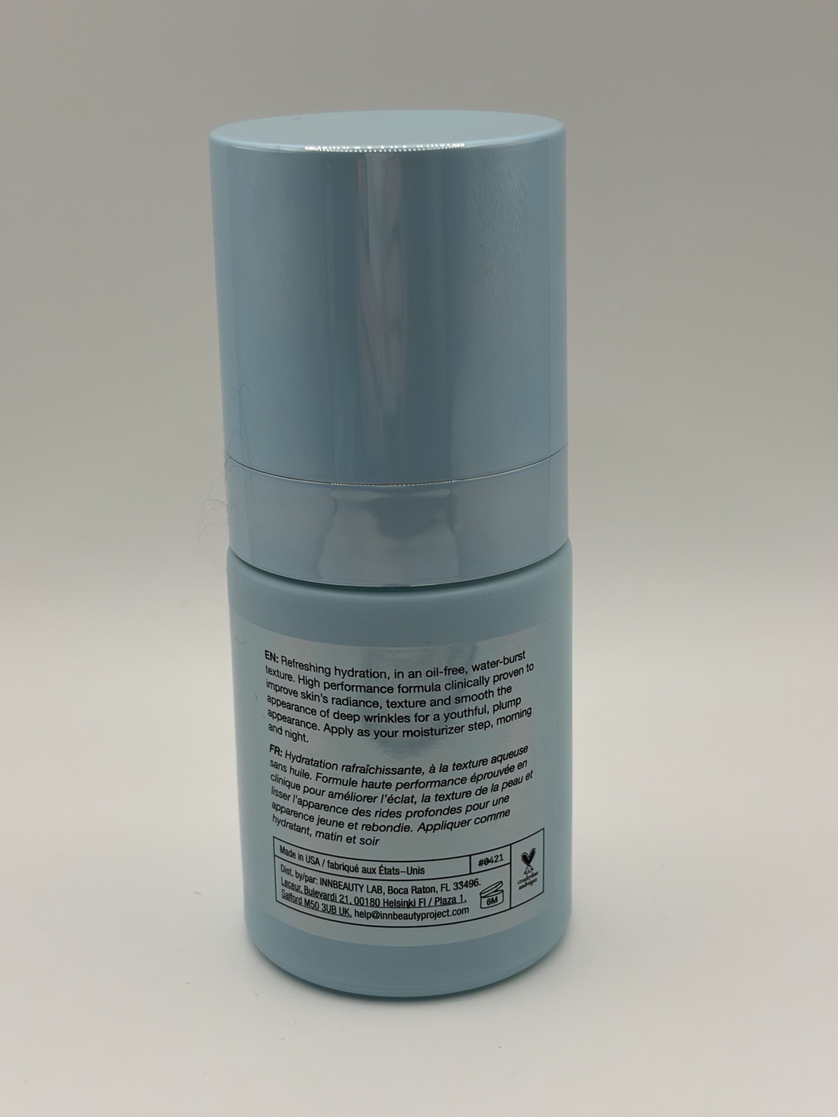 NEW Innbeauty Recharge Gel Cream Travel Size 15ml/0.15oz Refillable AUTHENTIC