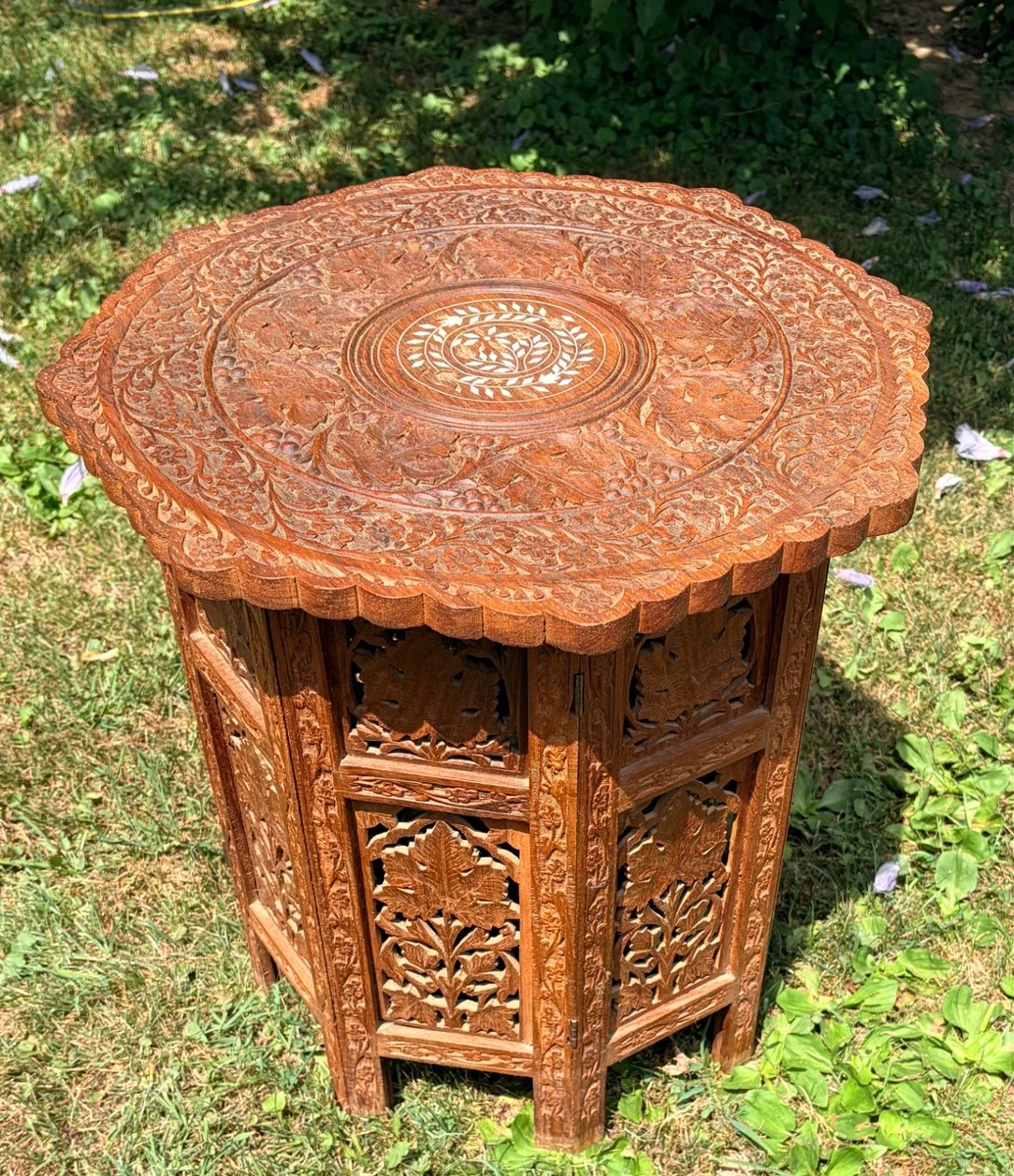 Octagon End Table In Antique Tables (1950-Now) for sale | eBay