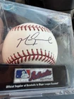 Mark Grace Signed Baseball In Case. Chicago Cubs First Baseman Autograph