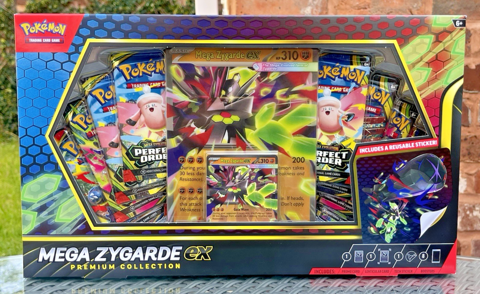 POKEMON TCG MEGA ZYGARDE EX PREMIUM COLLECTION LENTICULAR PROMO *FACTORY SEALED*